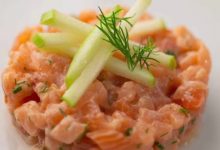Tartare de Saumon, Pomme et Érable